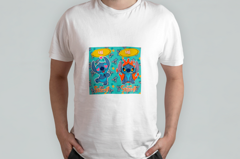 T-SHIRT LILO & STITCH PERSONALIZZATA CON NOME MOD.18