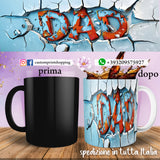 TAZZD DAD PERSONALIZZATA  IN 3D MOD.18