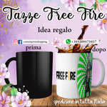 TAZZA FREE FIRE PERSONALIZZABILE CON NOME MOD.18