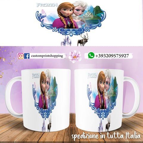 TAZZA FROZEN PERSONALIZZABILE CON  NOME MOD.18