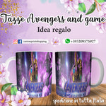 TAZZA AVENGERS END GAME PERSONALIZZABILE MOD.18