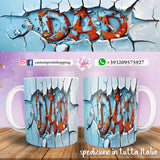 TAZZD DAD PERSONALIZZATA  IN 3D MOD.18