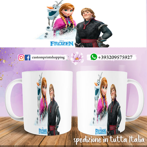 TAZZA FROZEN PERSONALIZZABILE CON  NOME MOD.19