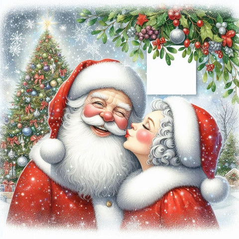 TAMBURO PERSONALIZZATO A TEMA  NATALE