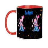 TAZZA STITCH IN LOVE PERSONALIZZATA CON NOME MOD.1