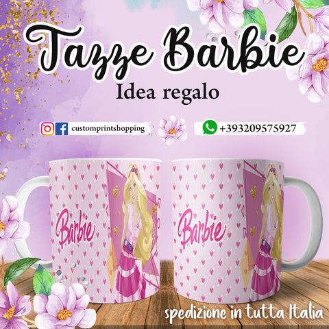 TAZZA BARBIE PERSONALIZZABILE MOD.1