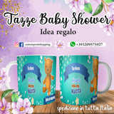TAZZA BABY SHOWER PERSONALIZZATA CON NOME MOD. 1