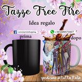 TAZZA FREE FIRE PERSONALIZZABILE CON NOME MOD.1