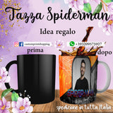 TAZZA SPIDERMAN PERSONALIZZATA CON FOTO MOD.1