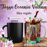 TAZZA OCEANIA VAIANA PERSONALIZZATA CON FOTO MOD.1