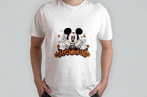 T-SHIRT TOPOLINO DISNEY HALLOWEEN PERSONALIZZABILE CON IL TUO NOME