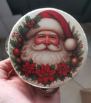 TAMBURO PERSONALIZZATO A TEMA BABBO NATALE