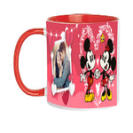 TAZZA DISNEY MICKEY LOVE PERSONALIZZATA CON FOTO MOD.1