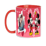 TAZZA DISNEY MICKEY LOVE PERSONALIZZATA CON FOTO MOD.1