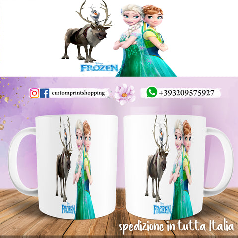 TAZZA FROZEN PERSONALIZZABILE CON  NOME MOD.20