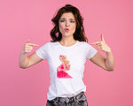 T-SHIRT BARBIE PERSONALIZZABILE CON NOME MOD.20