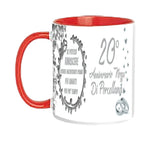 TAZZA NOZZE DI PORCELLANA  PERSONALIZZABILE CON IL TUO NOME