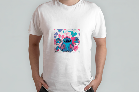 T-SHIRT LILO & STITCH PERSONALIZZATA CON NOME MOD.21