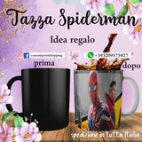 TAZZA SPIDERMAN PERSONALIZZABILE CON NOME MOD.23