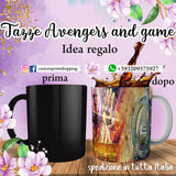 TAZZA AVENGERS END GAME PERSONALIZZABILE MOD.23