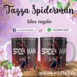 TAZZA SPIDERMAN PERSONALIZZABILE CON NOME MOD.25