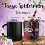 TAZZA SPIDERMAN PERSONALIZZABILE CON NOME MOD.25