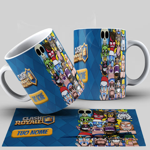 TAZZA CLASH ROYALE PERSONALIZZABILE MOD.26