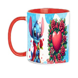 TAZZA STITCH IN LOVE PERSONALIZZATA CON NOME MOD.27