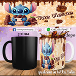 TAZZA STITCH IN LOVE PERSONALIZZATA CON NOME MOD.29