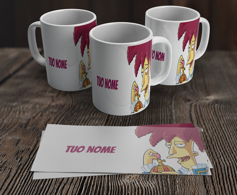 TAZZA SIMPSON PERSONALIZZABILE CON NOME MOD.2