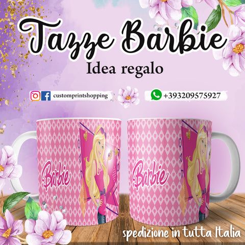 TAZZA BARBIE PERSONALIZZABILE MOD. 2