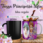 TAZZA PRINCIPESSA SOFIA PERSONALIZZATA CON FOTO MOD.2