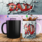 TAZZD DAD PERSONALIZZATA  IN 3D MOD.2