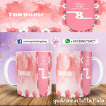 Tazza festa delle donne personalizzata con nome  MOD.2