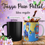 TAZZA  PAW PATROL PERSONALIZZABILE CON NOME MOD.2