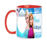 TAZZA FROZEN PERSONALIZZATA CON FOTO E NOME MOD.2