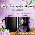 TAZZA AVENGERS END GAME PERSONALIZZABILE MOD.2