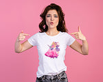 T-SHIRT BARBIE PERSONALIZZABILE CON NOME MOD.36