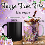TAZZA FREE FIRE PERSONALIZZABILE CON NOME MOD.3