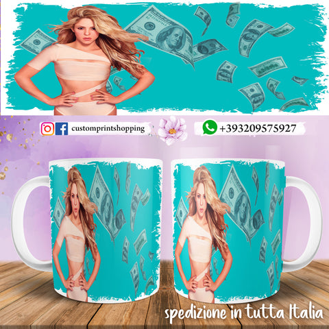 TAZZA SHAKIRA PERSONALIZZABILE CON IL TUO NOME MOD.3