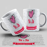 TAZZA SAN VALENTINO PERSONALIZZABILE CON NOME MOD. 3