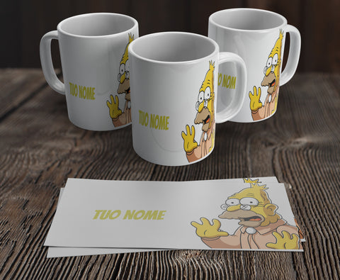 TAZZA SIMPSON PERSONALIZZABILE CON NOME MOD.3