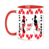 TAZZA MICKEY MINNIE PERSONALIZZABILE CON NOME MOD.3