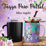 TAZZA  PAW PATROL PERSONALIZZABILE CON NOME MOD.4