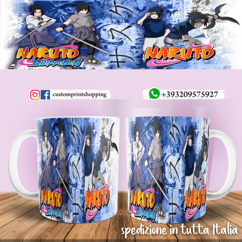 TAZZA NARUTO SHIPPUDEN PERSONALIZZABILE CON IL TUO NOME MOD.4