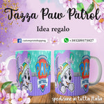 TAZZA  PAW PATROL PERSONALIZZABILE CON NOME MOD.4