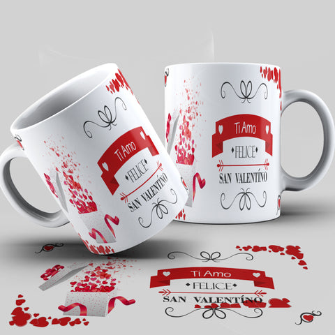 TAZZA SAN VALENTINO PERSONALIZZABILE CON NOME MOD. 4