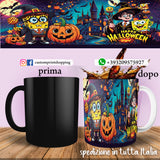 TAZZA  HALLOWEEN CARICATURA MOD.4 PERSONALIZZABILE CON NOME