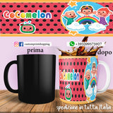TAZZA COCOMELON PERSONALIZZABILE CON NOME MOD.4