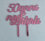 Cake Topper 50 Anni Vari Modelli
